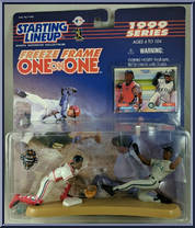 Sandy Alomar / Ken Griffey Jr from Starting Lineup - Baseball - One on One - 1999 manufactured by Kenner [Front]