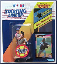 Bret Saberhagen (Extended) from Starting Lineup - Baseball - 1992 Series manufactured by Kenner [Front]