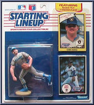 Chris Bosio from Starting Lineup - Baseball - 1990 Series manufactured by Kenner [Front]