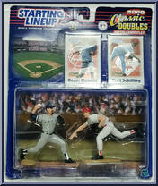 Roger Clemens / Curt Schilling from Starting Lineup - Baseball - Classic Doubles - 2000 manufactured by Kenner [Front]
