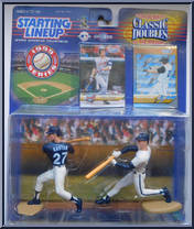 Darin Erstad / Darin Erstad  (Angels) from Starting Lineup - Baseball - Classic Doubles - 1999 manufactured by Kenner [Front]