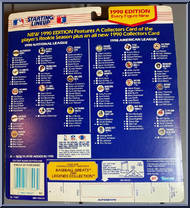 Don Mattingly from Starting Lineup - Baseball - 1990 Series manufactured by Kenner [Back]