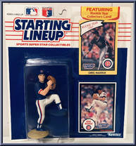 Greg Maddux (Cubs) from Starting Lineup - Baseball - 1990 Series manufactured by Kenner [Front]