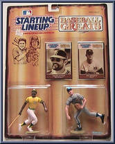 Reggie Jackson / Don Drysdale from Starting Lineup - Baseball - Greats manufactured by Kenner [Front]