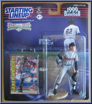 Jaret Wright (Extended) from Starting Lineup - Baseball - 1999 Series manufactured by Kenner [Front]