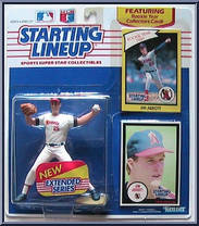 Jim Abbott (Extended) from Starting Lineup - Baseball - 1990 Series manufactured by Kenner [Front]