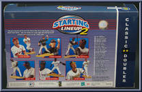 Ken Griffey Jr / Andruw Jones from Starting Lineup - Baseball - Classic Doubles - 2001 manufactured by Kenner [Back]