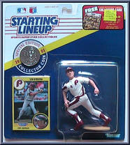 Len Dykstra (Phillies) from Starting Lineup - Baseball - 1991 Series manufactured by Kenner [Front]