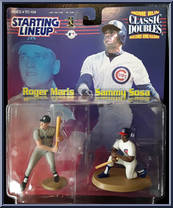 Roger Maris / Sammy Sosa from Starting Lineup - Baseball - Classic Doubles - 1999 manufactured by Kenner [Front]