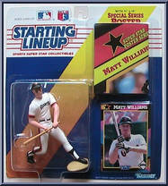 Matt Williams from Starting Lineup - Baseball - 1992 Series manufactured by Kenner [Front]