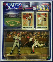 John Smoltz / Pedro Martinez from Starting Lineup - Baseball - Classic Doubles - 2000 manufactured by Kenner [Front]