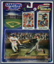 Jim Thome / Sean Casey from Starting Lineup - Baseball - Classic Doubles - 2000 manufactured by Kenner [Front]