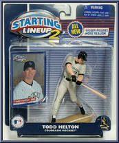 Todd Helton from Starting Lineup - Baseball - 2001 Series manufactured by Kenner [Front]
