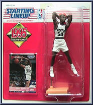 David Robinson from Starting Lineup - Basketball - 1995 Series manufactured by Kenner [Front]
