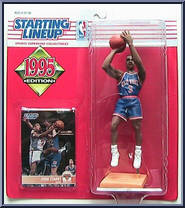 John Starks from Starting Lineup - Basketball - 1995 Series manufactured by Kenner [Front]