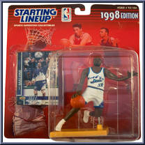 Karl Malone from Starting Lineup - Basketball - 1998 Series manufactured by Kenner [Front]