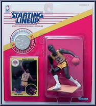 Magic Johnson from Starting Lineup - Basketball - 1991 Series manufactured by Kenner [Front]