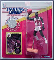 Michael Jordan from Starting Lineup - Basketball - 1991 Series manufactured by Kenner [Front]