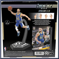 Stephen Curry from Starting Lineup - Basketball - Basic Series manufactured by Hasbro [Back]