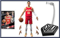 Trae Young from Starting Lineup - Basketball - Basic Series manufactured by Hasbro [Loose]