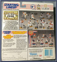 Bob Feller from Starting Lineup - Cooperstown Collection - 1995 Series manufactured by Kenner [Back]