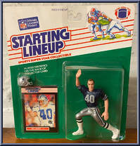 Bill Bates from Starting Lineup - Football - 1989 Series manufactured by Kenner [Front]