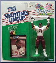 Charles Mann from Starting Lineup - Football - 1989 Series manufactured by Kenner [Front]