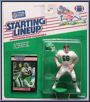 Dave Cadigan from Starting Lineup - Football - 1989 Series manufactured by Kenner [Front]