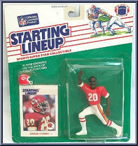 Deron Cherry from Starting Lineup - Football - 1988 Series manufactured by Kenner [Front]