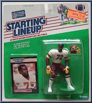 Dexter Manley from Starting Lineup - Football - 1989 Series manufactured by Kenner [Front]