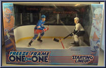 Wayne Gretzky / Pavel Bure from Starting Lineup - Hockey - One on One - 1998 manufactured by Kenner [Front]