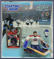 Jeff Hackett from Starting Lineup - Hockey - 1999 Series manufactured by Kenner [Front]