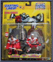 Mike Vernon / Sergei Federov from Starting Lineup - Hockey - Classic Doubles - 1998 manufactured by Kenner [Front]