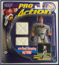 Chipper Jones from Starting Lineup - Pro Action - Baseball manufactured by Kenner [Front]