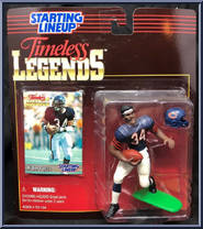 Walter Payton from Starting Lineup - Timeless Legends - 1995 Series manufactured by Kenner [Front]