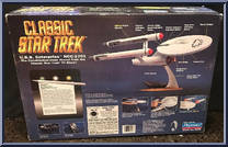 U.S.S. Enterprise NCC-1701 from Star Trek - Classic - Accessories manufactured by Playmates [Back]