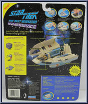 Shuttlecraft Goddard from Star Trek - Innerspace - Mini Playsets manufactured by Playmates [Back]