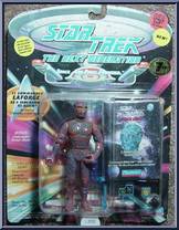 Lt. Commander LaForge (Tarchannen III Alien) from Star Trek - Next Generation - Series 3 manufactured by Playmates [Front]