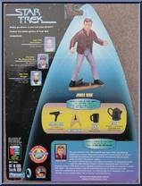 James Kirk from Star Trek - Warp Factor - Series 5 manufactured by Playmates [Back]