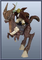 Yoda & Kybuck (Jedi Master) from Star Wars - 30th Anniversary Collection - Expanded Universe manufactured by Hasbro [Loose]