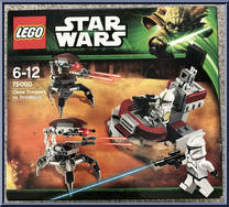 Clone Troopers vs. Droidekas from Star Wars - Attack of the Clones - Basic Series manufactured by Lego [Front]