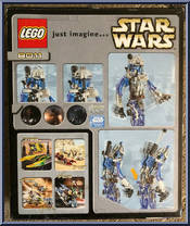 Jango Fett from Star Wars - Attack of the Clones - Basic Series manufactured by Lego [Back]