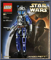 Jango Fett from Star Wars - Attack of the Clones - Basic Series manufactured by Lego [Front]