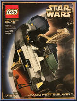Jango Fett's Slave I from Star Wars - Attack of the Clones - Basic Series manufactured by Lego [Front]
