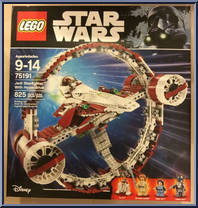 Jedi Starfighter with Hyperdrive Booster Ring from Star Wars - Attack of the Clones - Basic Series manufactured by Lego [Front]