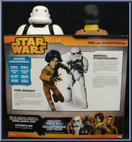 Ezra and Stormtrooper from Star Wars - Big-Figs - Multi-Packs manufactured by Jakks Pacific [Back]