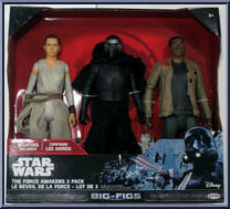 Force Awakens 3 Pack Action Figure