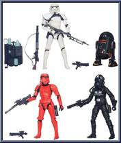 Sergeant Sandtrooper / Crimson Stormtrooper / Leiutenant Oxixo / R2-Q5 from Star Wars - Black Series (2020) - Multi-Packs manufactured by Hasbro [Loose]