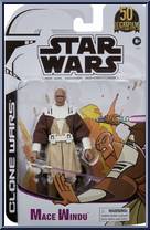 Mace Windu from Star Wars - Black Series (2020) - Clone Wars 2D Micro Series manufactured by Hasbro [Front]