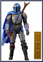 Mandalorian (Version 2) (Mandalorian) from Star Wars - Black Series (2020) - Credit Collection manufactured by Hasbro [Loose]